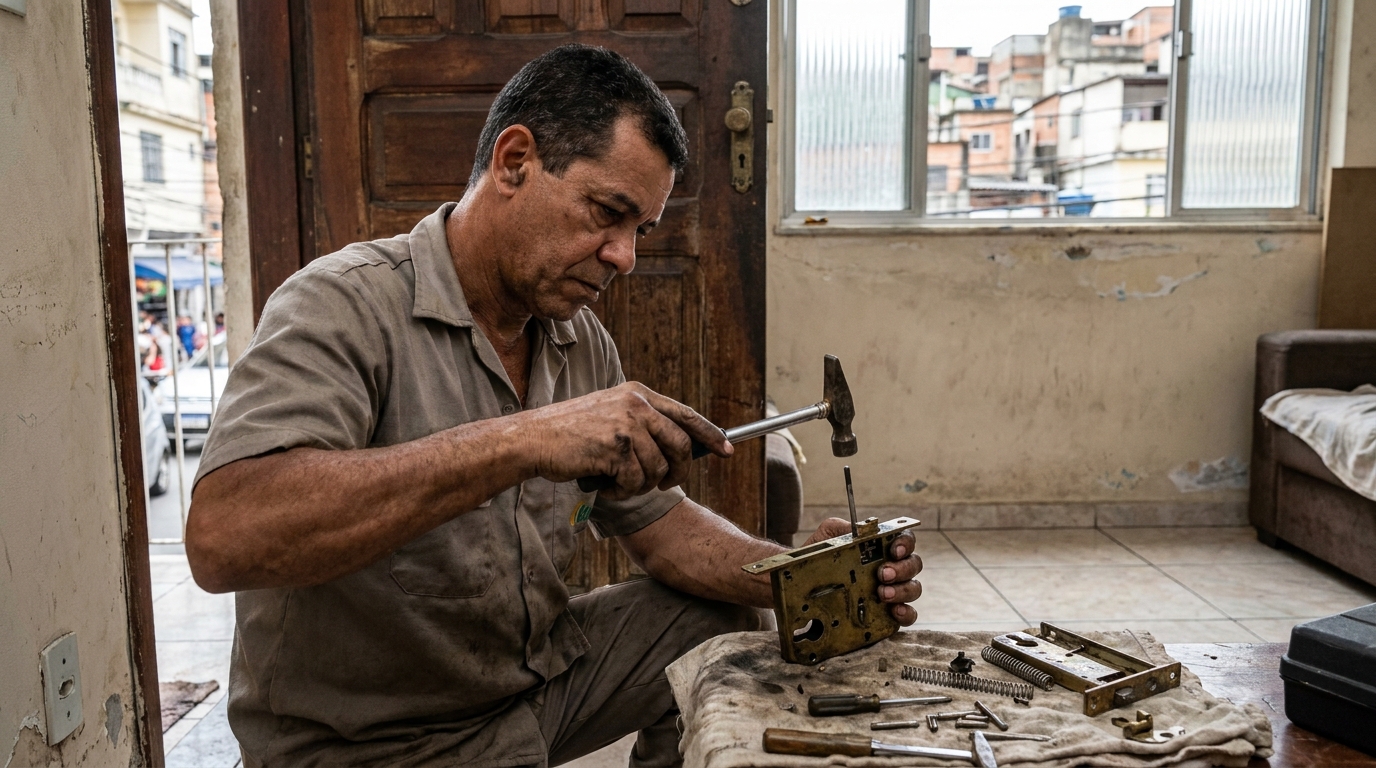 Ajuste de Porta Desalinhada em Sorocaba‑SP