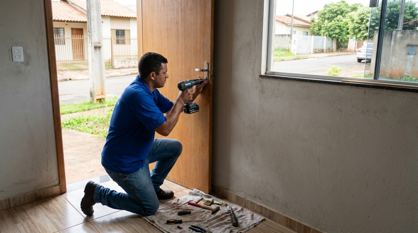 Instalação de Fechadura de Porta em Sorocaba‑SP